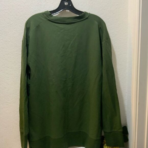 New Daily/Ritual green oversized sweat shirt size XL - Picture 8 of 9